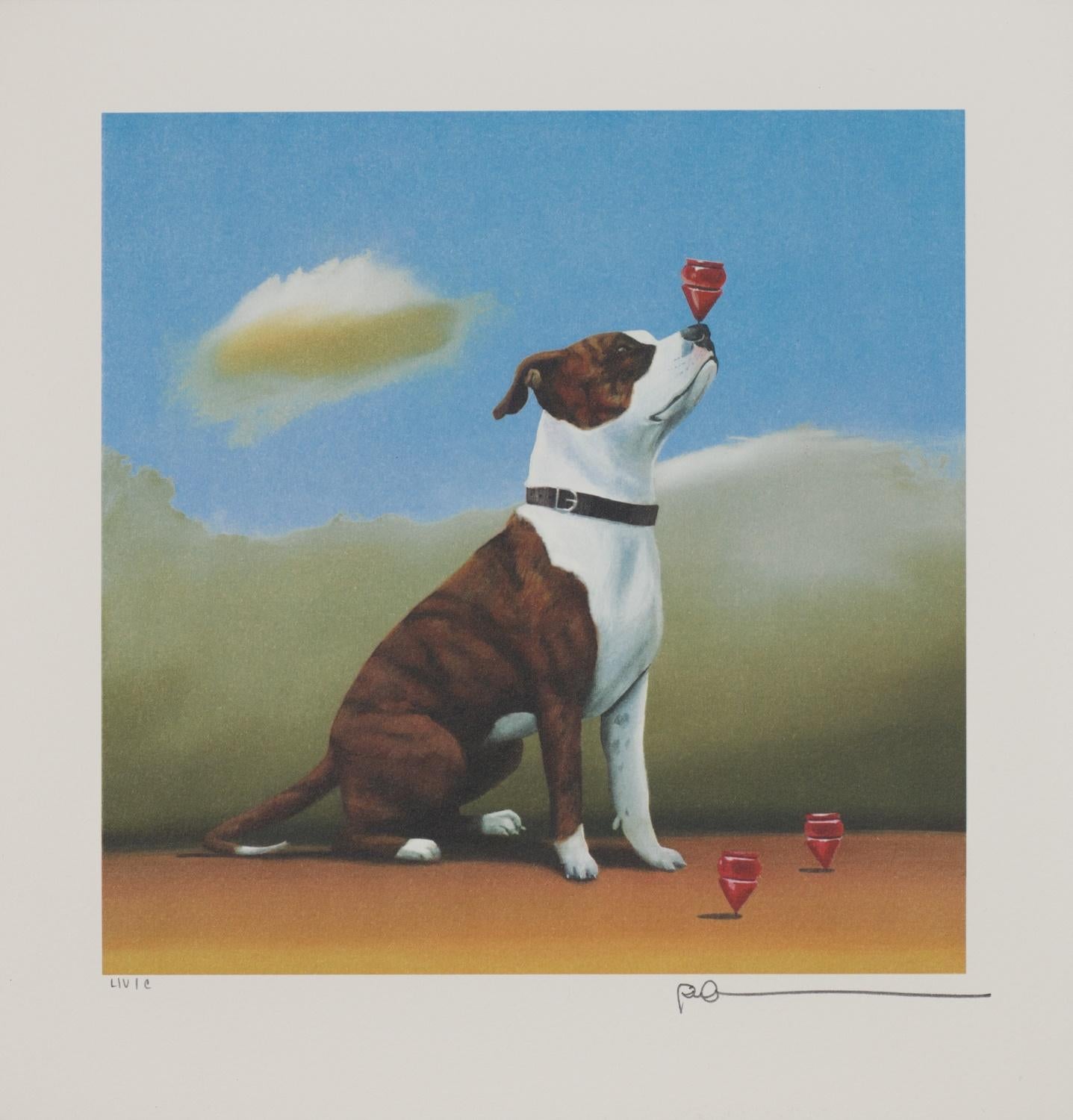 Robert Deyber  Animal Print - Top Dog