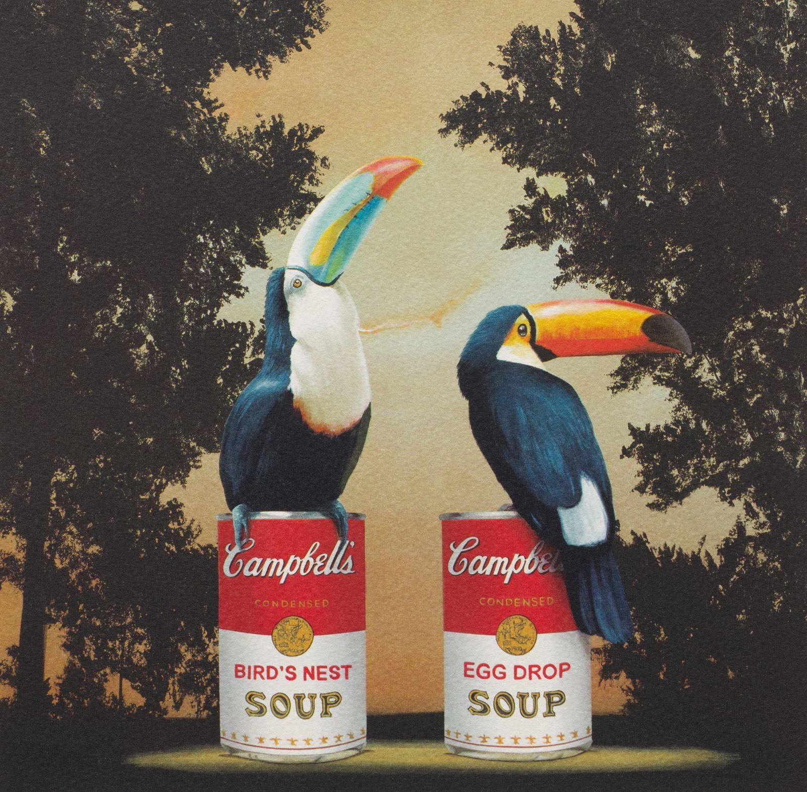 Toucans - Contemporary Print by Robert Deyber