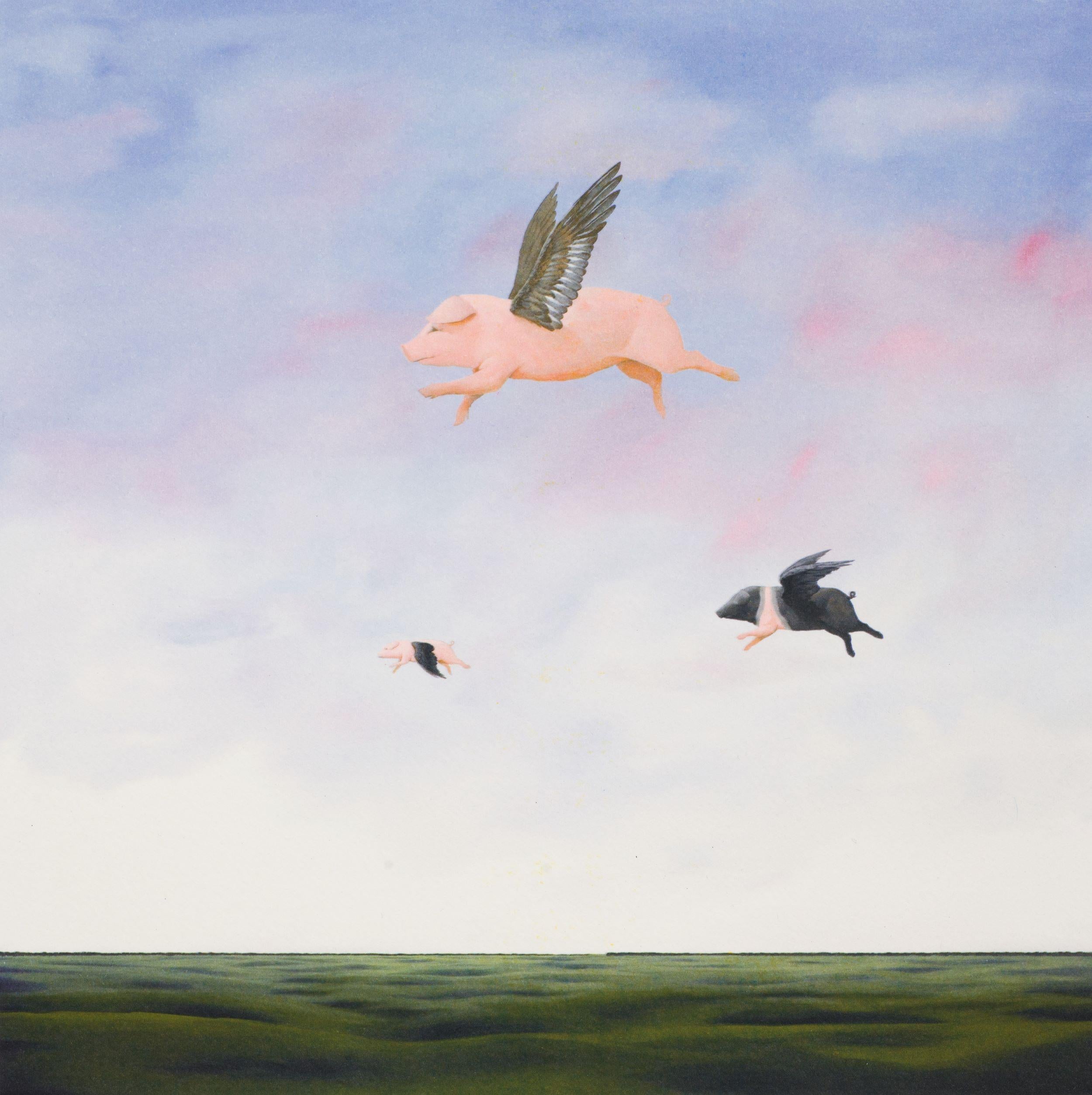 When Pigs Fly - Print by Robert Deyber