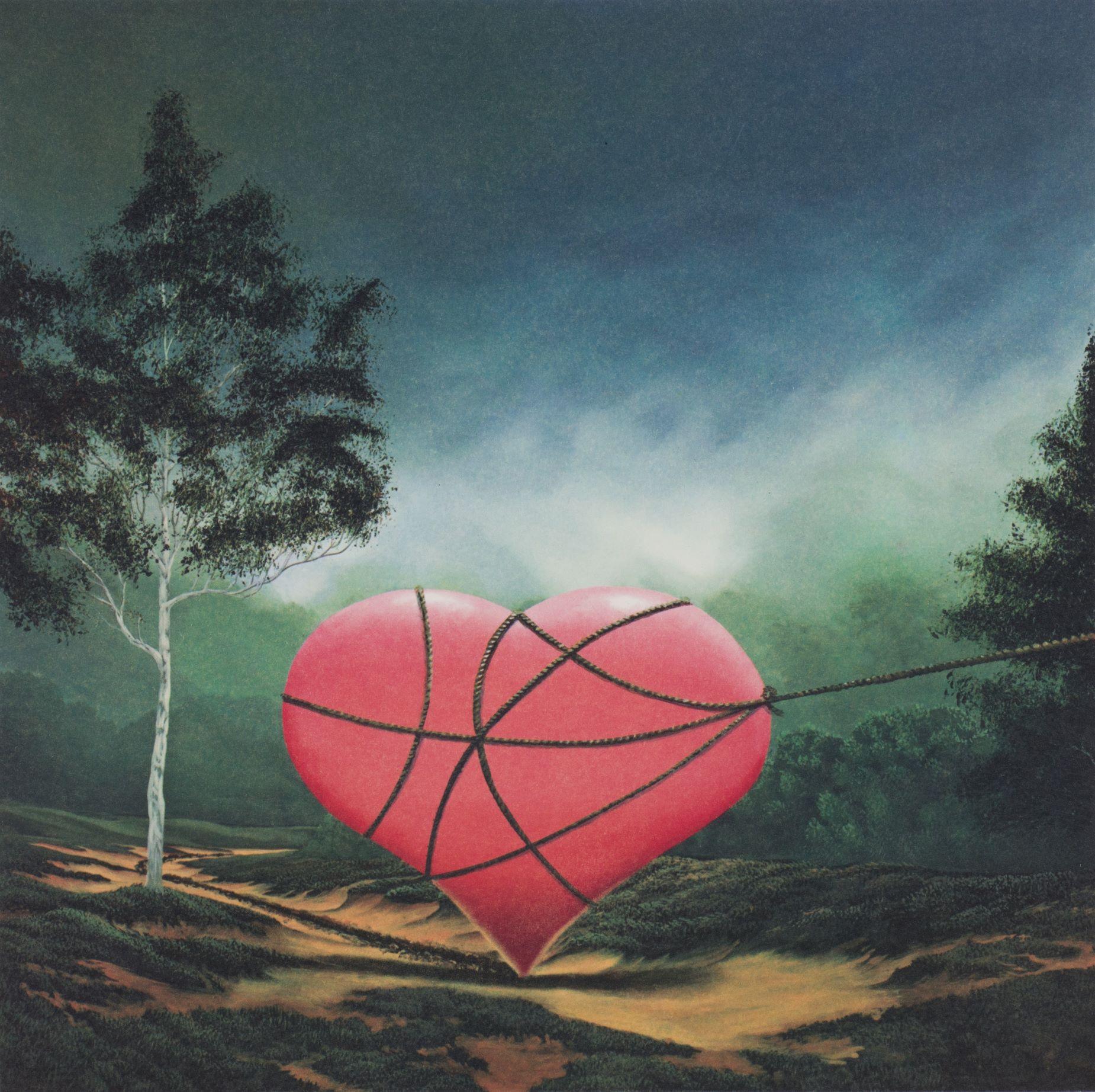 Hai catturato il mio cuore - Print Contemporaneo di Robert Deyber
