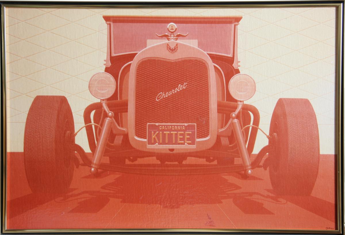 Robert D.H. Bidner Color Photograph - Kittee, Automobile Chromograph by Robert D. H. Bidner