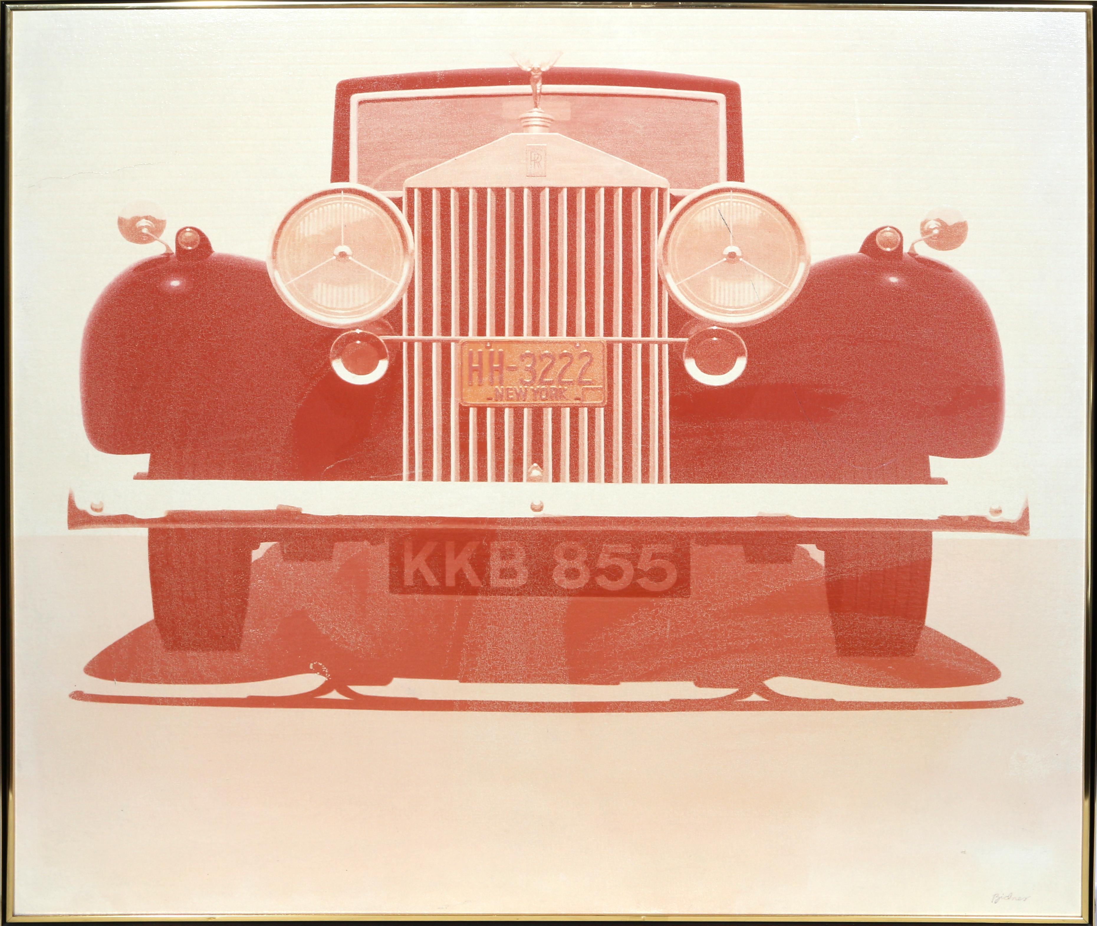 Robert D.H. Bidner Still-Life Print - "Rolls Royce", Automobile Chromograph by Robert D. H. Bidner