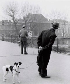 Vintage Le Fox-Terrier Au Pont des Arts