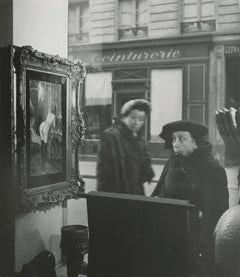 Robert Doisneau - Woman Registering Shock at a Painting of a Nude in