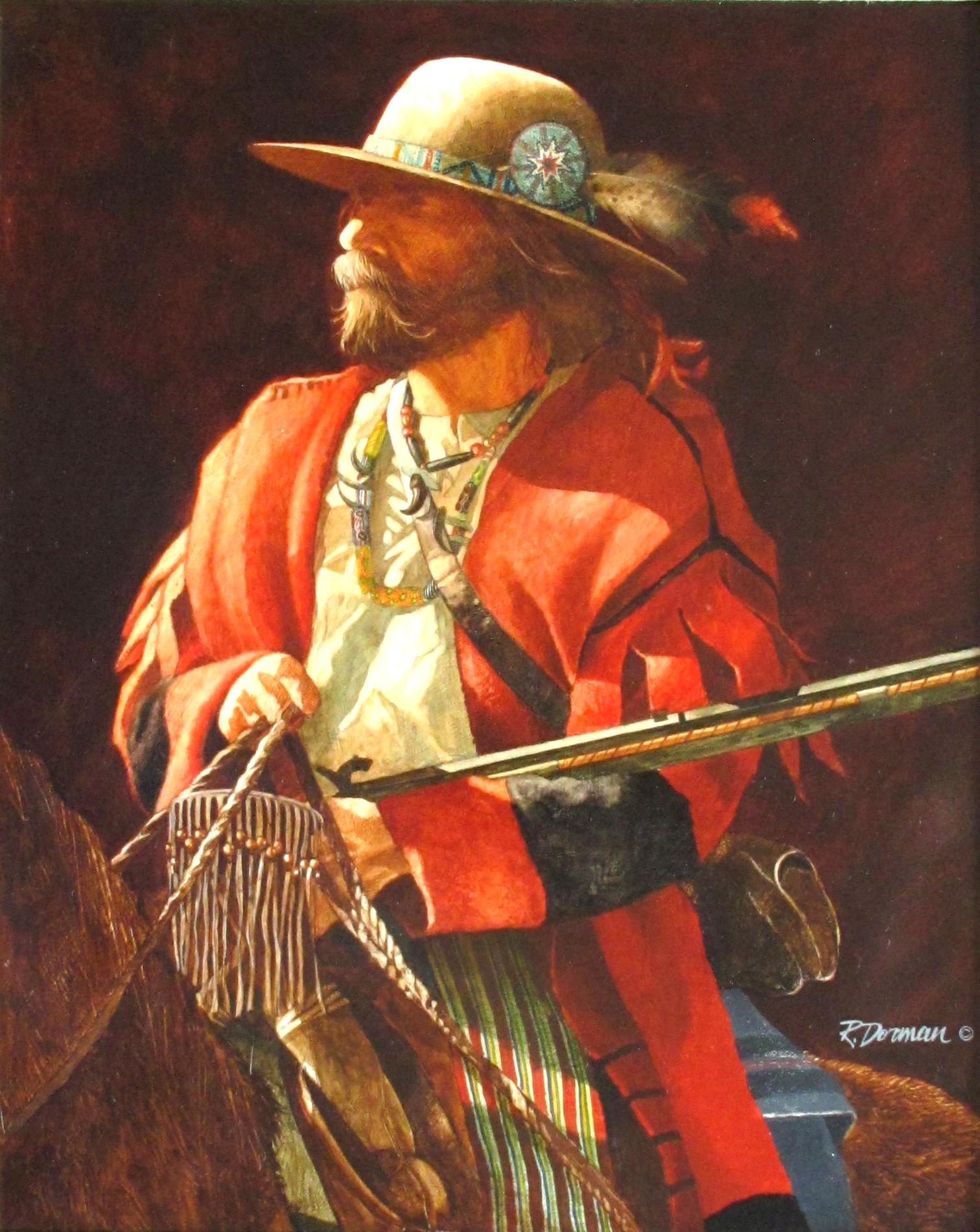 Mountain Man - Realist Painting by Robert Dorman