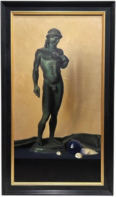 Robert Douglas Hunter 20th C. American Artist. Realist Painting Apollo Statue