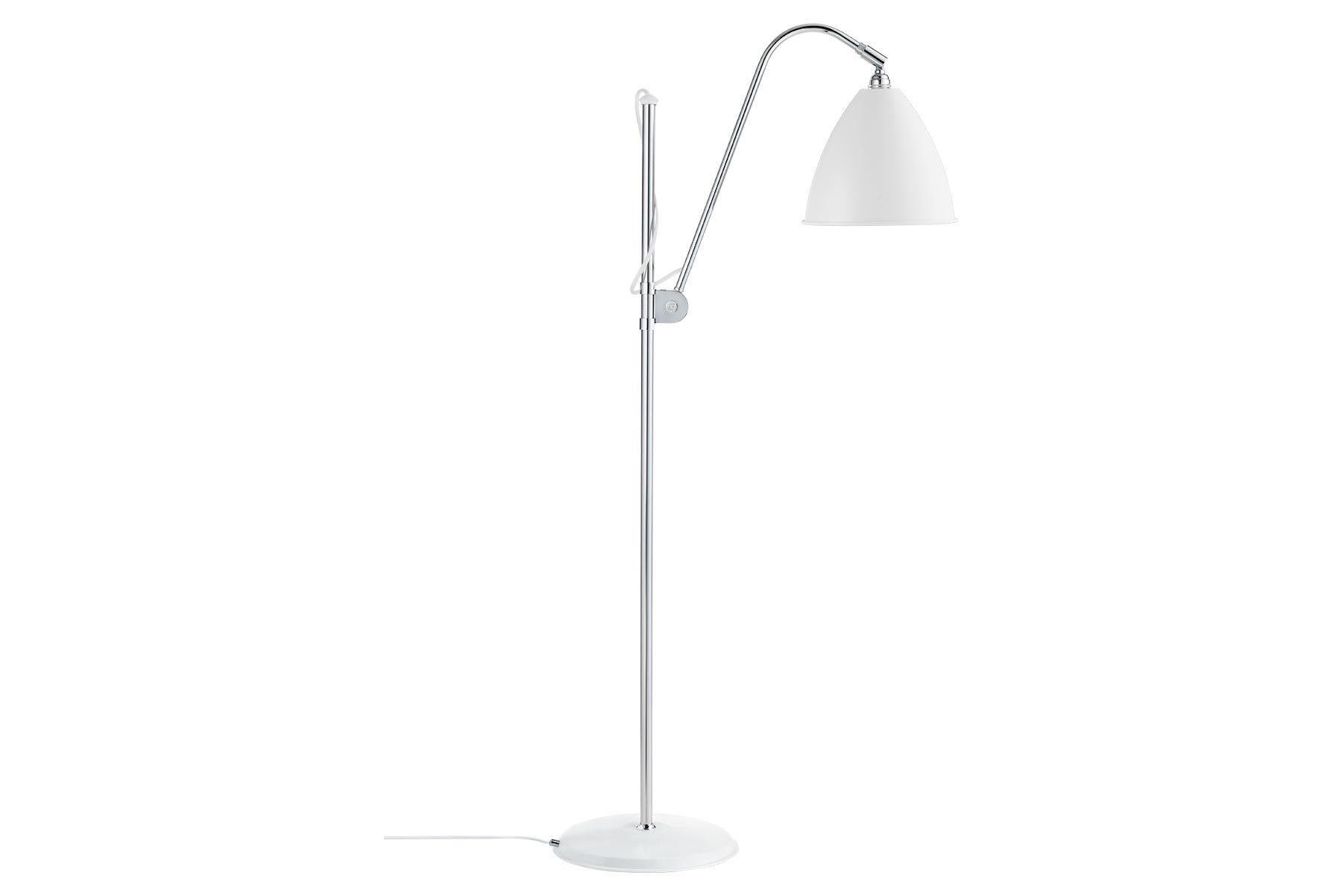 English Robert Dudley Bl3 Medium Floor Lamp, Chrome For Sale