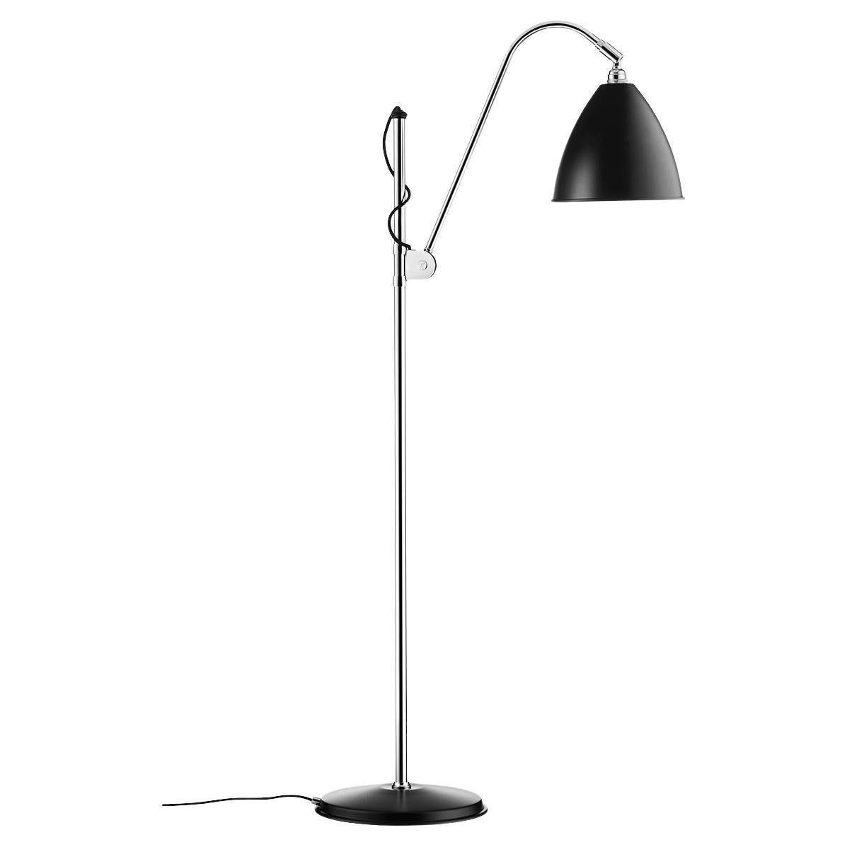 Robert Dudley Bl3 Medium Floor Lamp, Chrome
