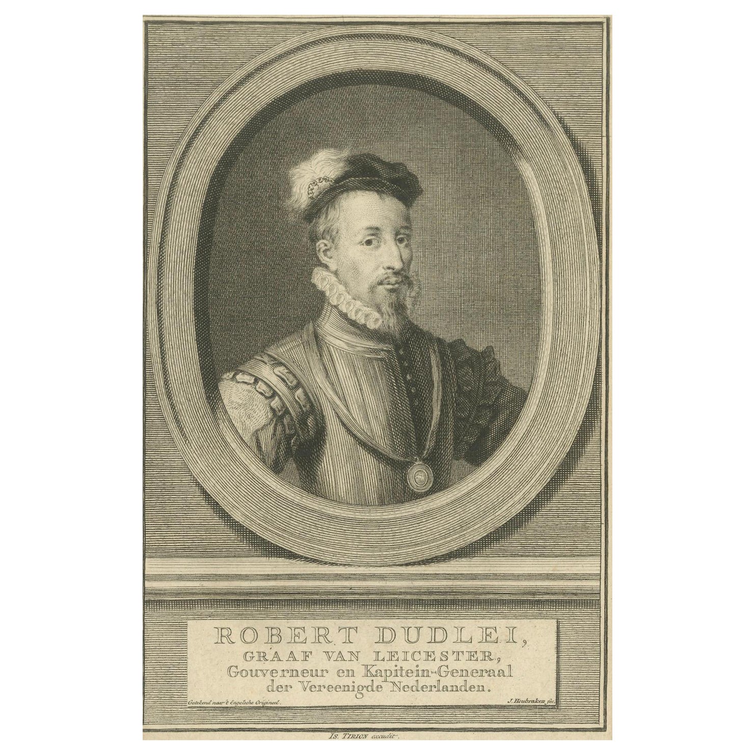 Robert Dudley, Earl of Leicester – Governor-General of the United Netherlands For Sale