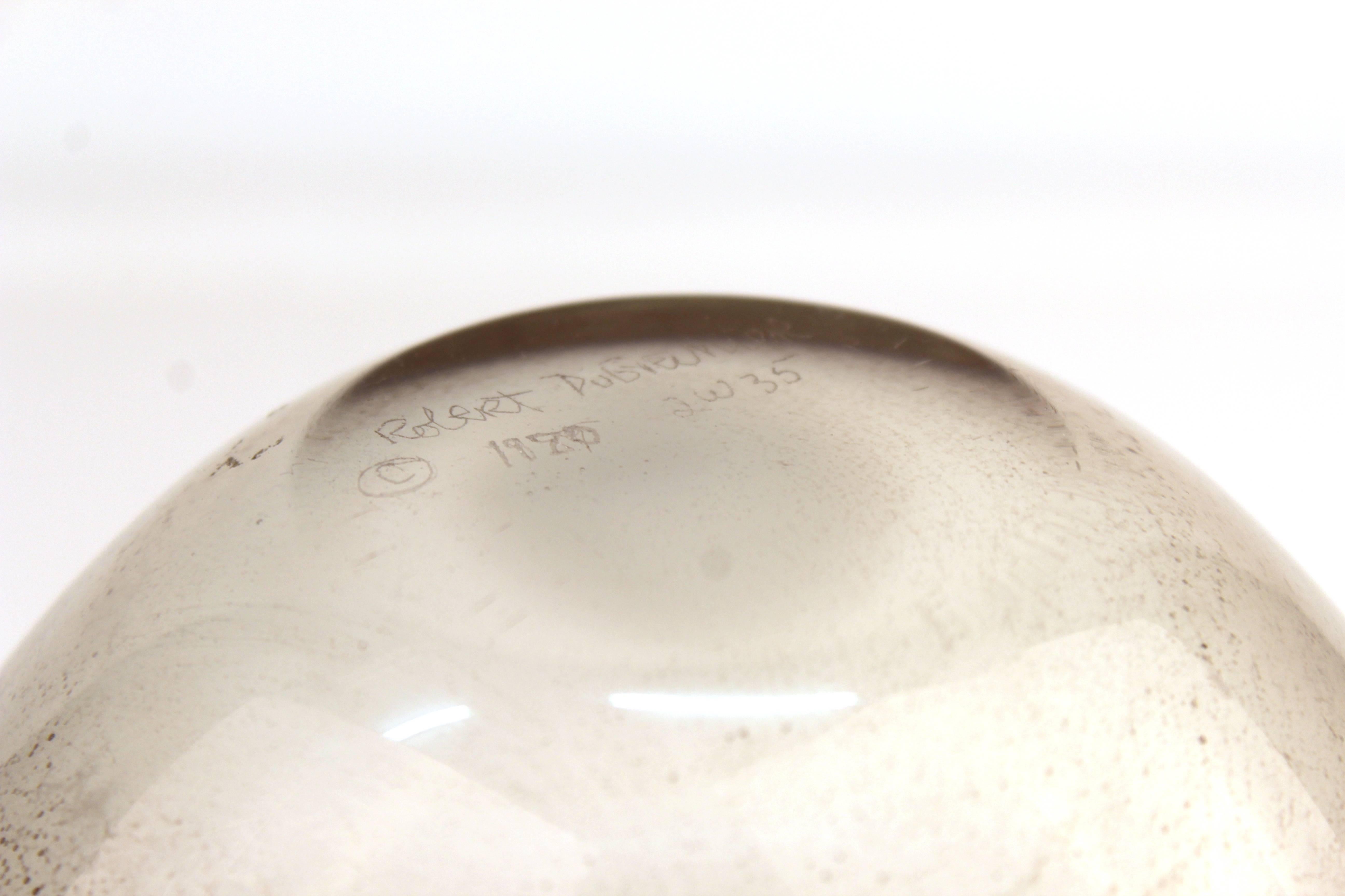 Robert DuGrenier Modern Studio Art Glass Vase, Signed For Sale 7