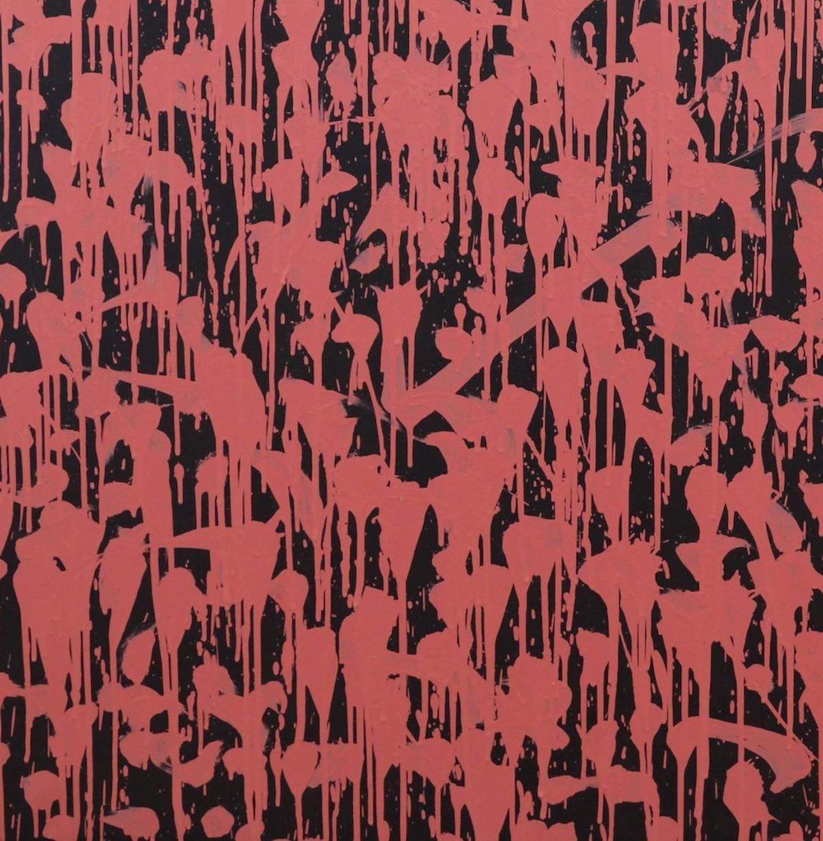 Robert Dunt, Dian, 2016, Öl auf Leinwand, 142,5 x 142,5 cm, Originalgemälde zu verkaufen. 