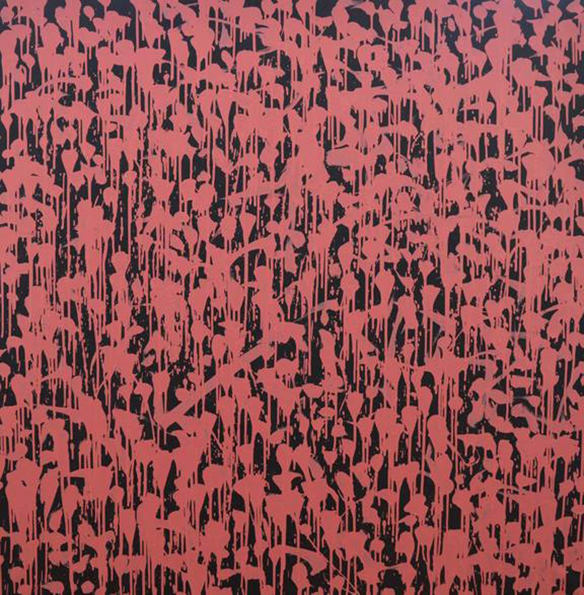 Abstract Painting de Robert Dunt - Dian, pintura estilo Jackson Pollock, gran declaración original de arte abstracto,