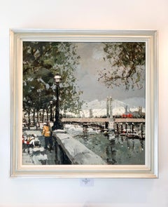 Albert Bridge original landscape painting