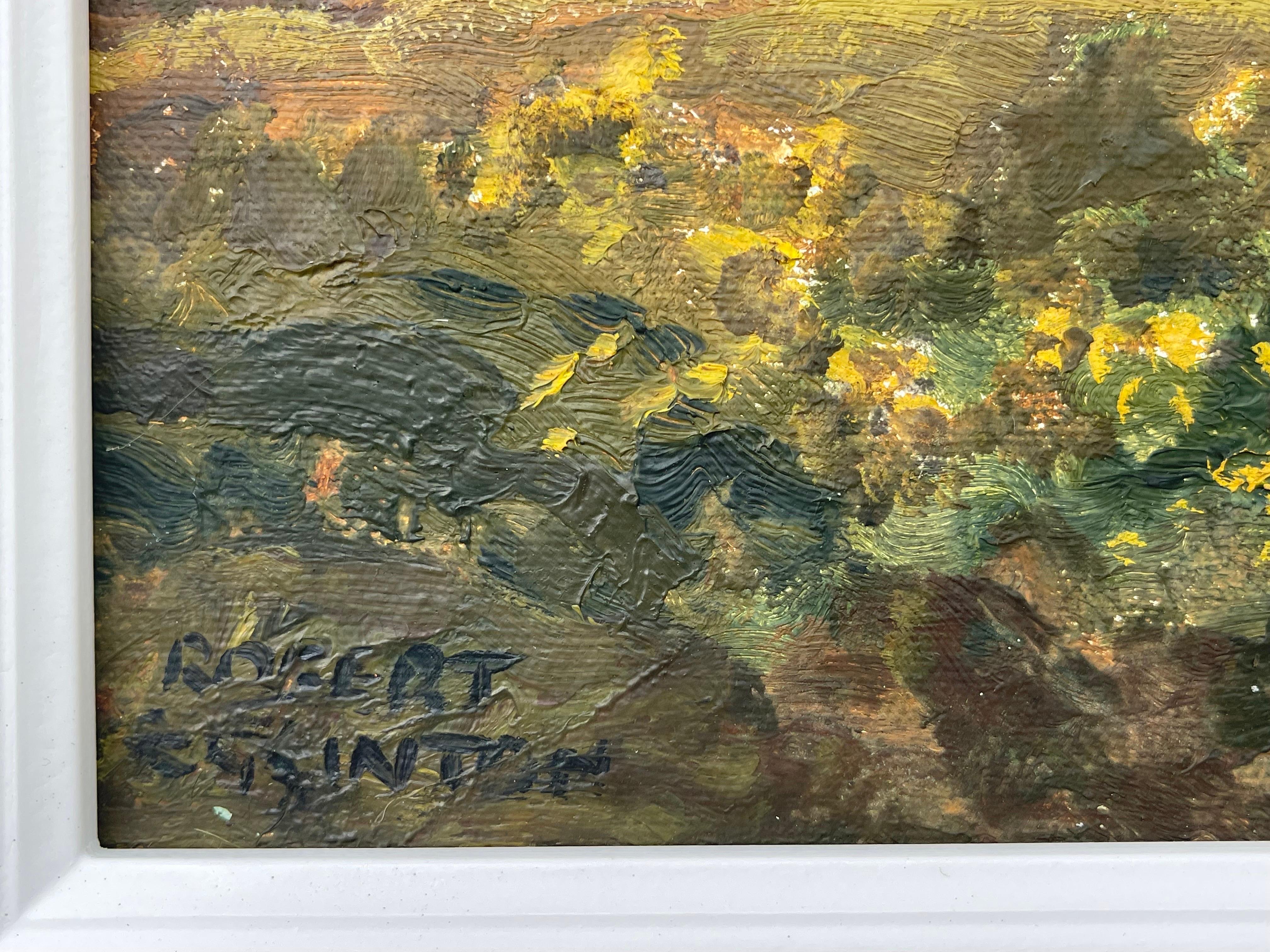 Paisaje fluvial de Glenfinnan en las Tierras Altas de Escocia por un artista del siglo XX en venta 7