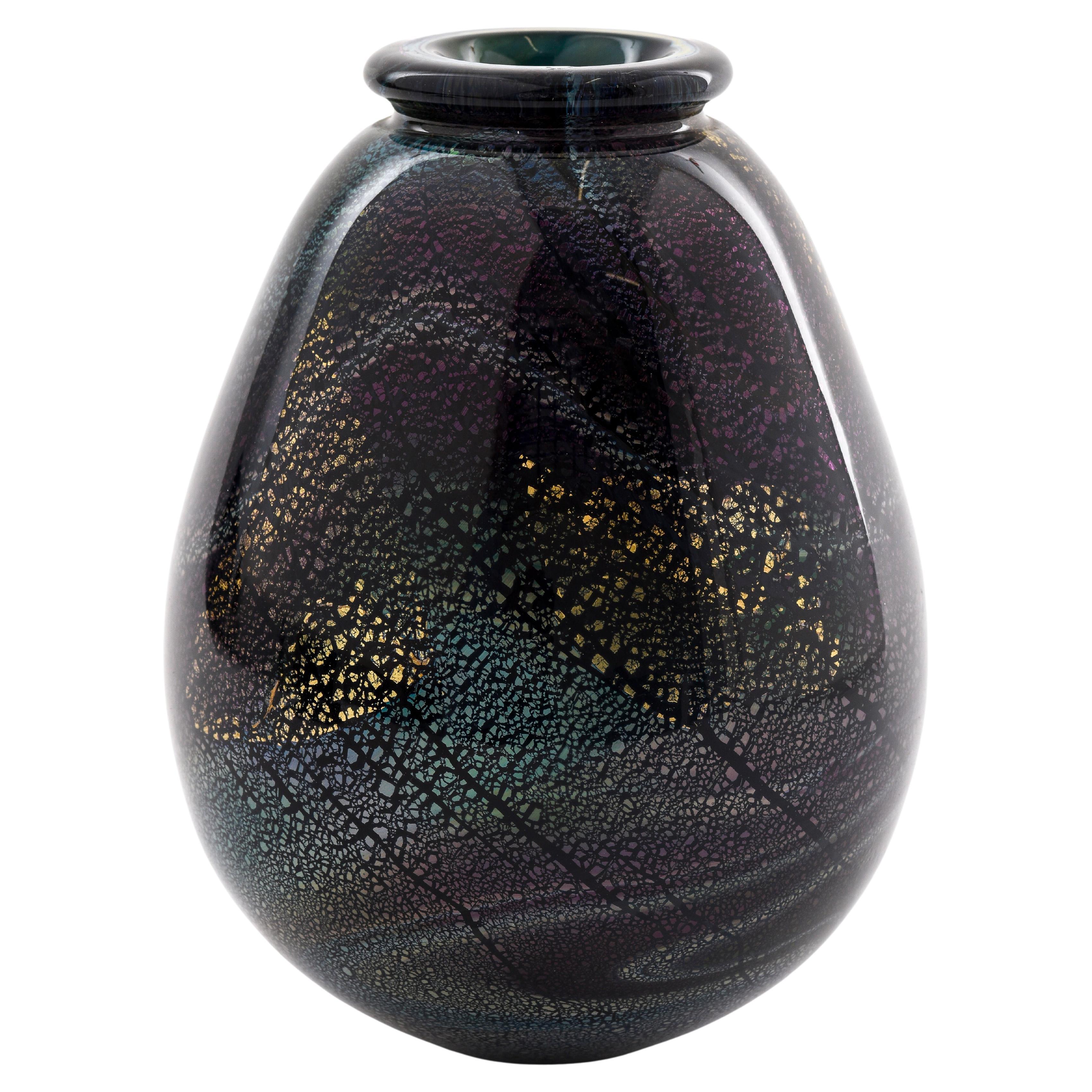 Robert Eickholt Modern Studio Art Glass Vase