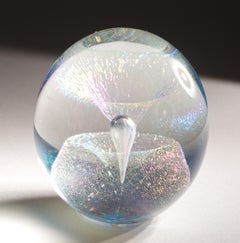 Robert Eickholt Dichroic Sommerso Sculpture, American Art Glass