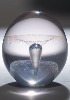 Robert Theickolt Dichroic Sommerso Sculpture, American Studio Glass 1988