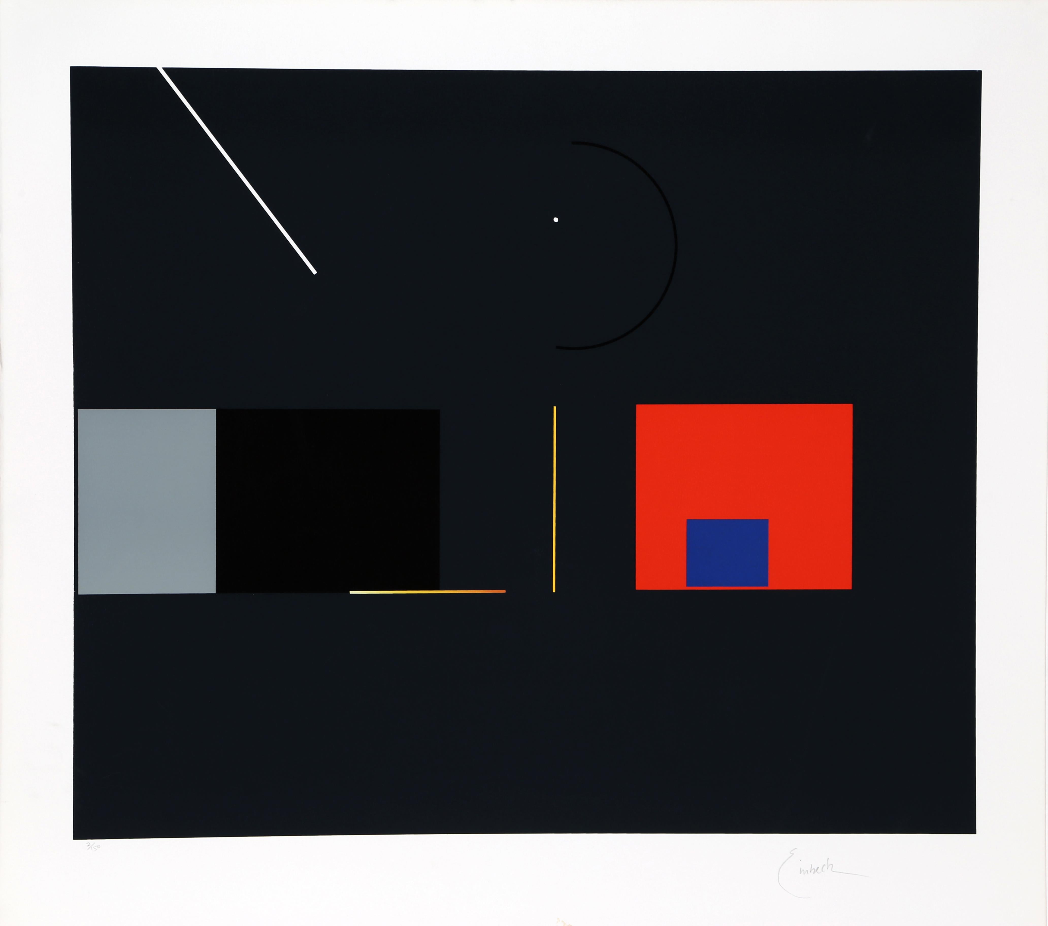 Abstract Serigraph I by Robert Einbeck