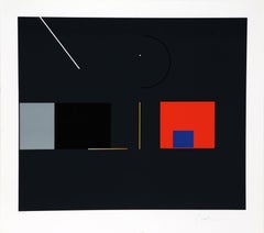 Abstract Serigraph I by Robert Einbeck
