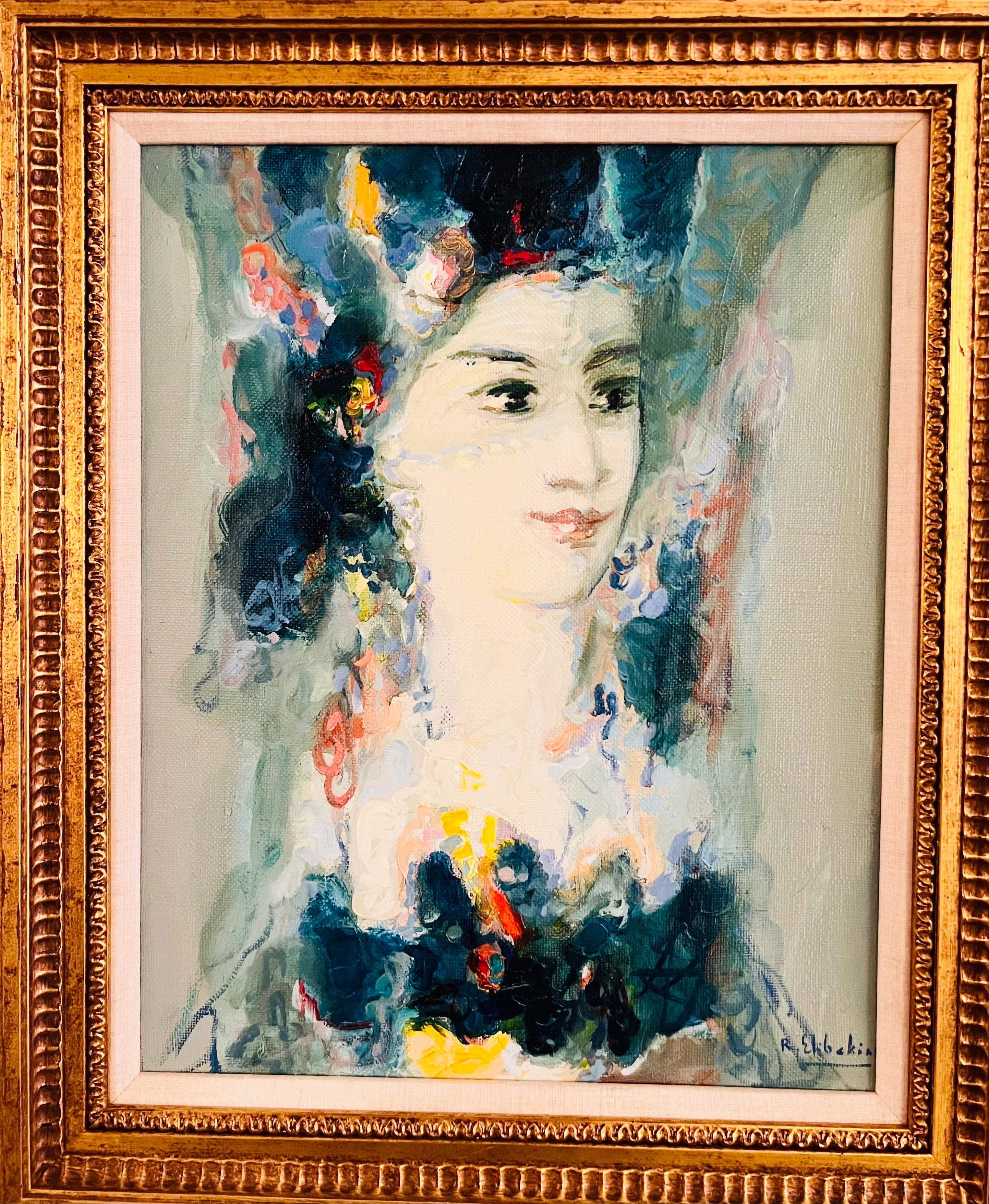 Bellezza armena - Painting di Robert Elibekyan