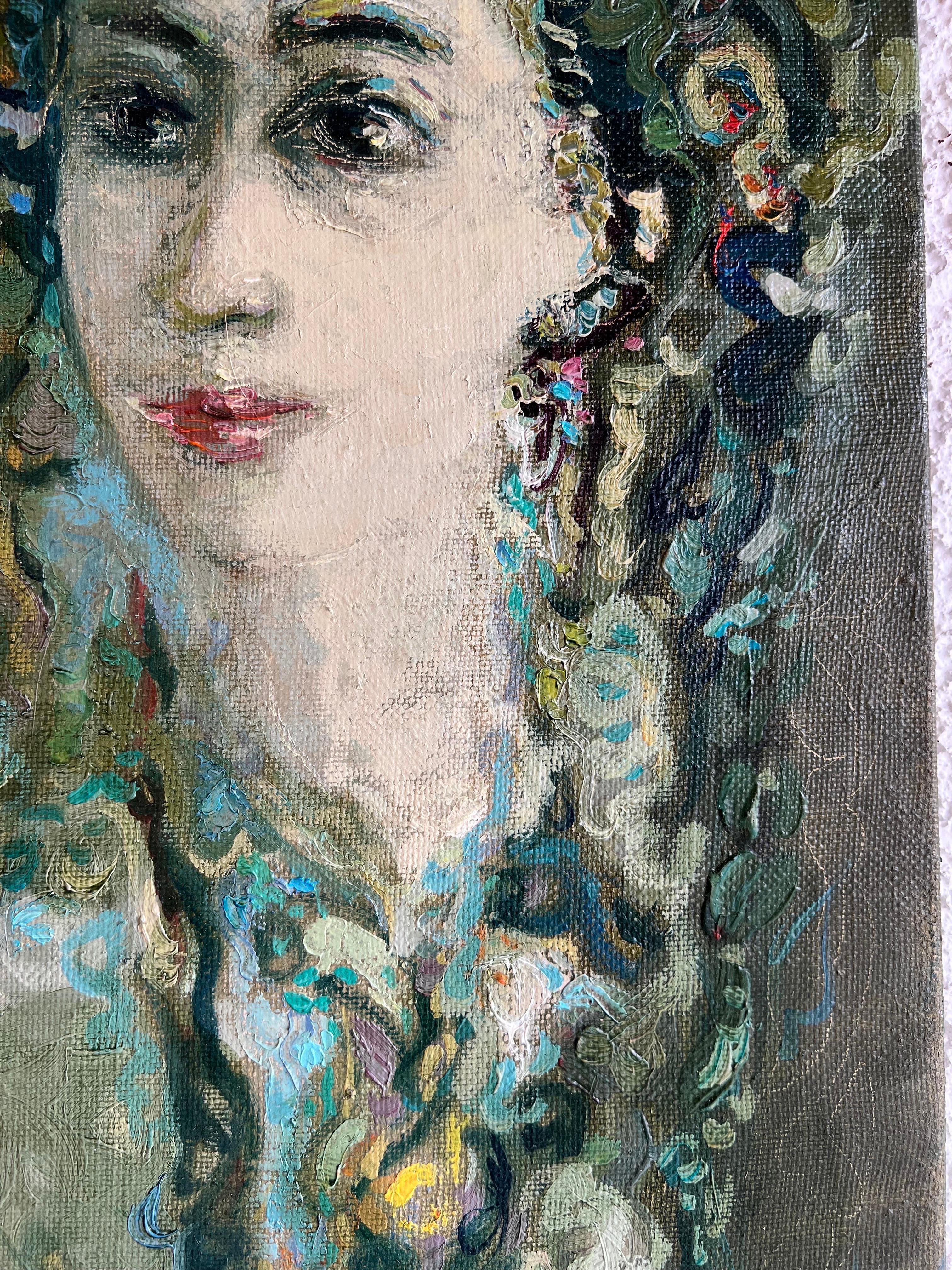 Gayane - Painting Impressionismo di Robert Elibekyan