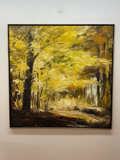 Robert Elsocht (1908-1999) "Jackman, Maine" Landscape Painting 
