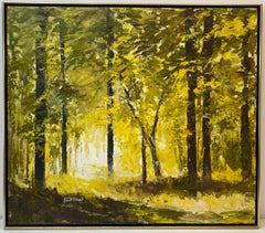 Robert Elsocht "Dixville Notch" Coos County, New Hampshire Oil Painting c.1970