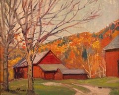 American Impressionist Robert Emmett Owen New England Landscape