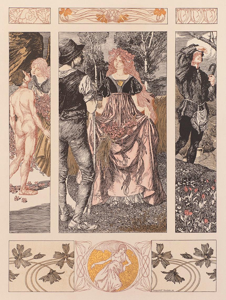 medieval lithograph