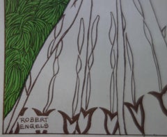 Two Women and a Knight - Original lithograph (1897/98)