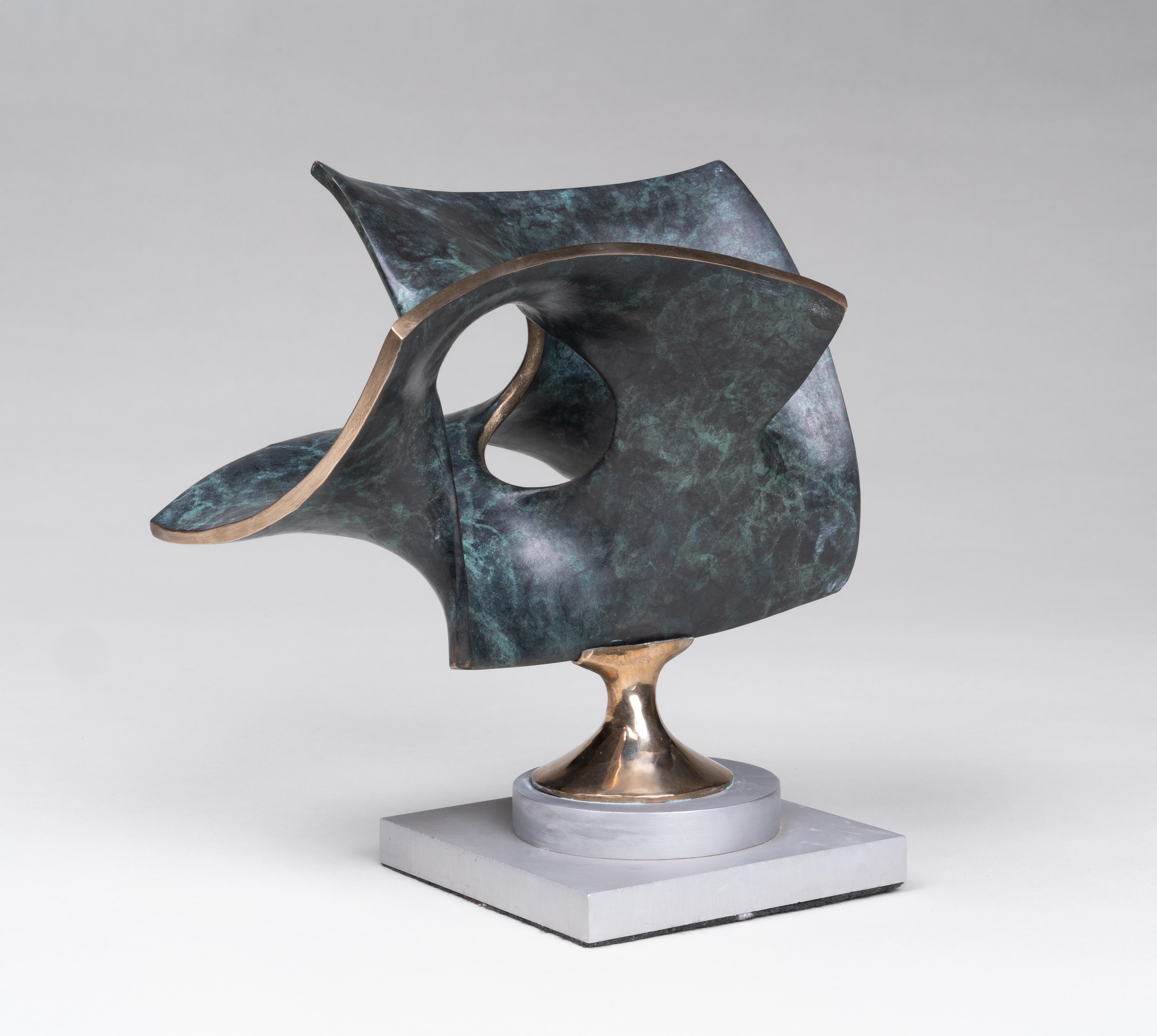 Two Squares, Variation 5 - Sculpture by Robert Engman