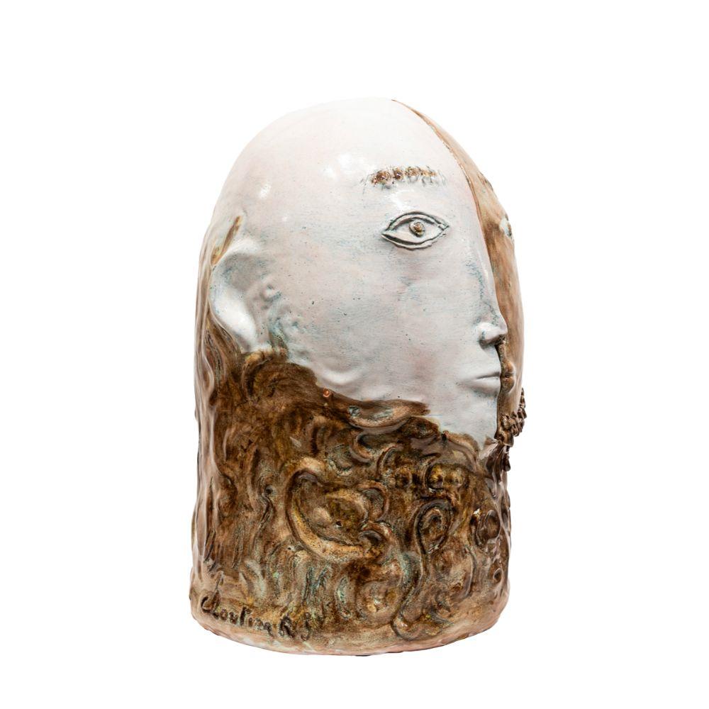 Portrait d'homme - French School Sculpture by Robert et Jean Cloutier