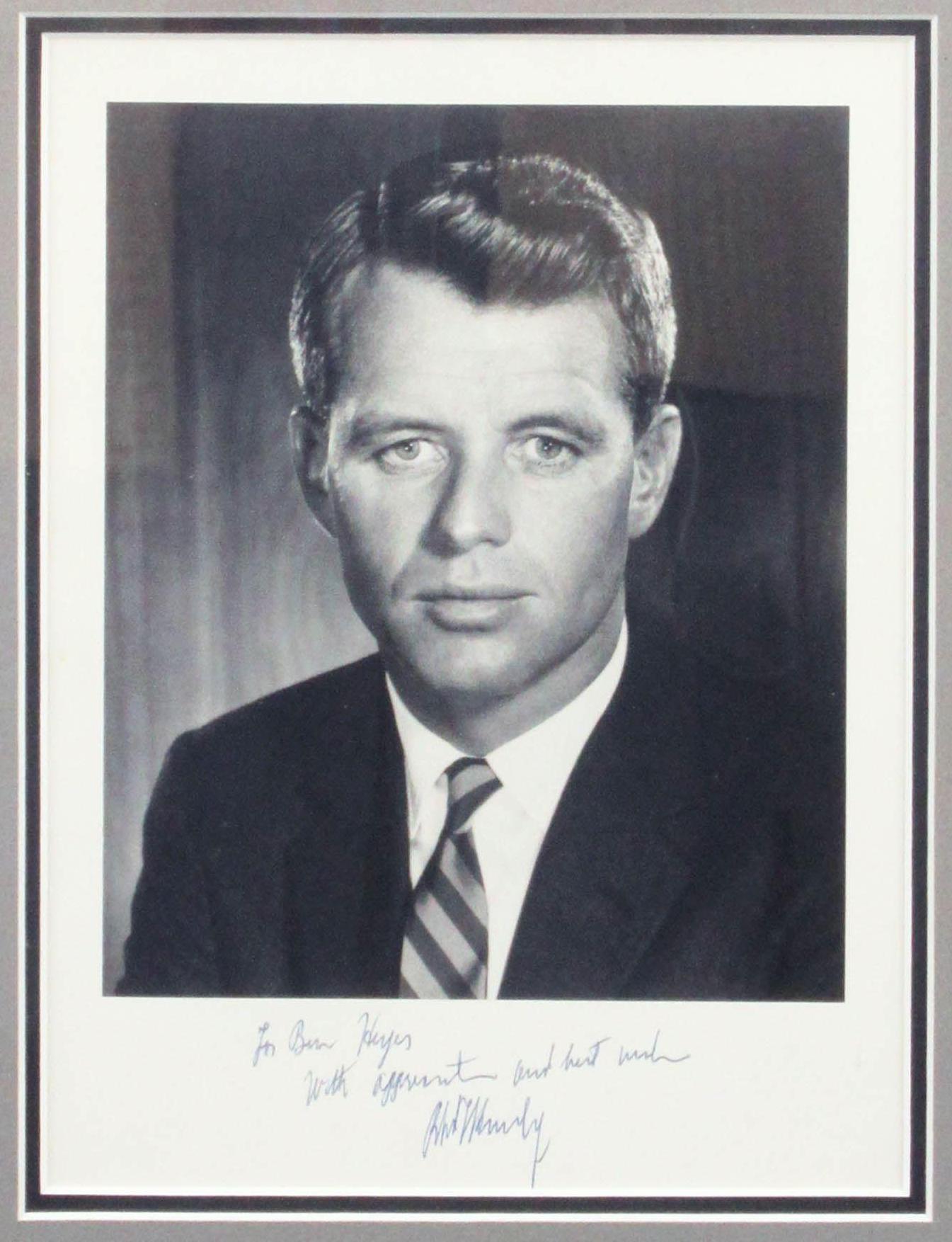Robert F. Kennedy Signed and Inscribed Photograph at 1stDibs robert f