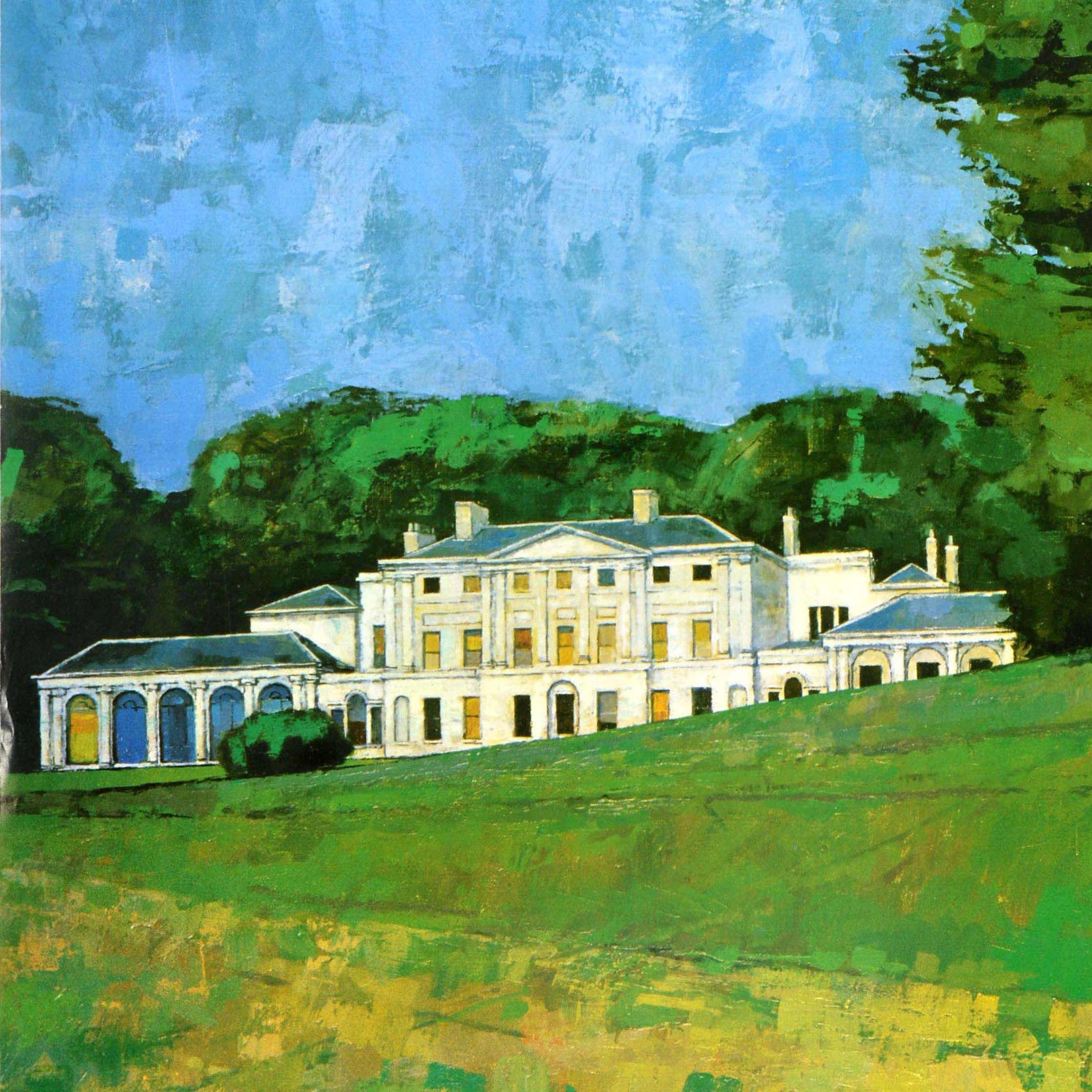 Affiche de voyage vintage d'origine Kenwood House London Transport Country Walks UK - Bleu Print par Robert F. Micklewright