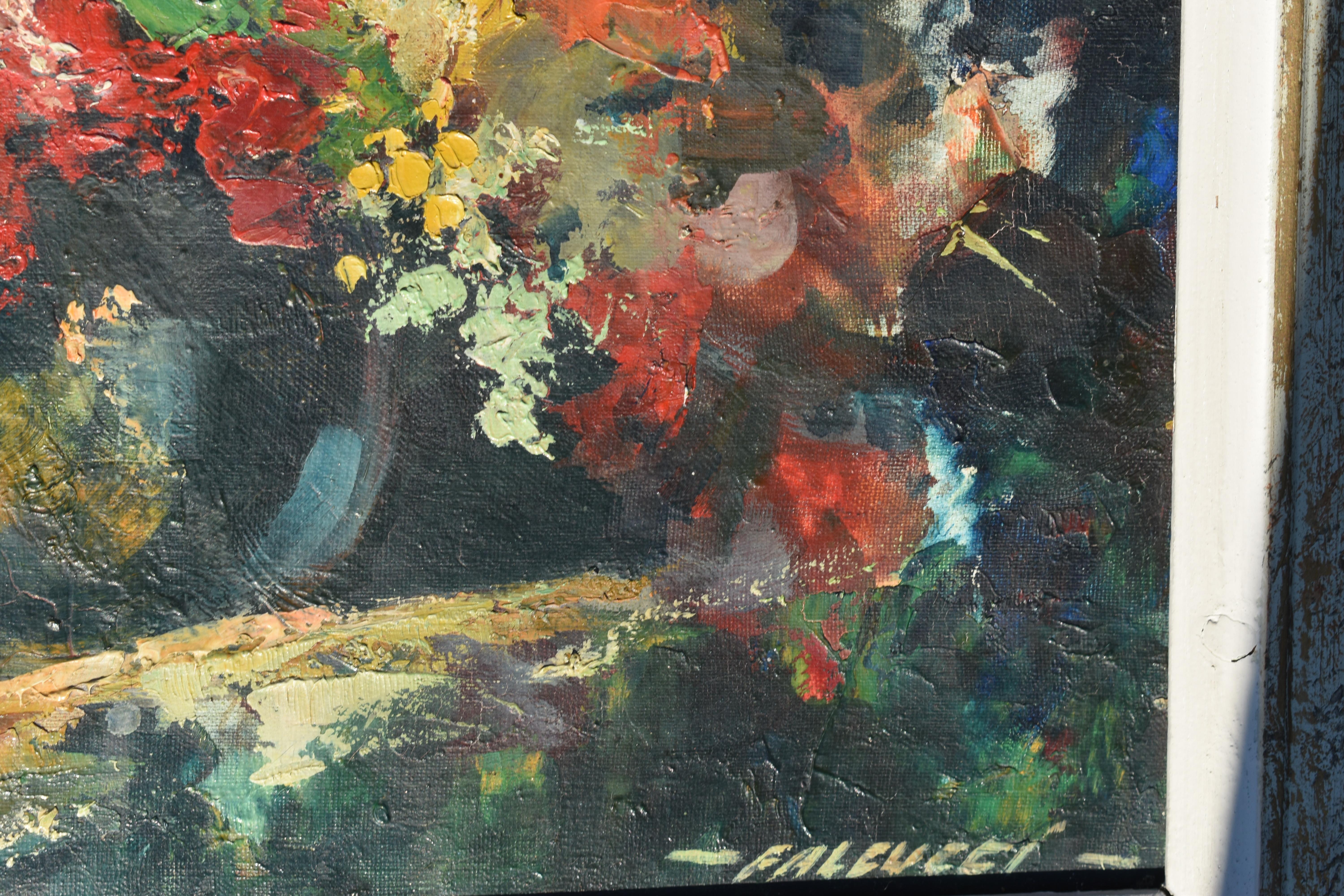 Pittura ad olio post impressionista francese - Painting Impressionismo di Robert Falcucci