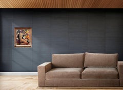 Scuola Francese del XX secolo Nudo Femminile Firmato in Cornice