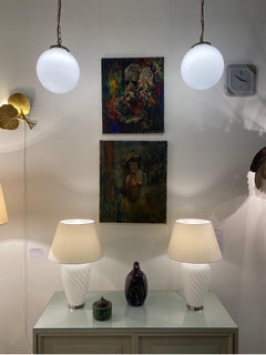 Robert Falcucci, portrait, peinture à l'huile sur toile Art déco, impressionnisme, années 1920