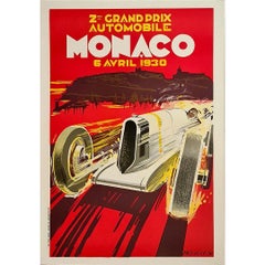 1985 reprint of the second Monaco Automobile Grand Prix of 1930 by Falcucci