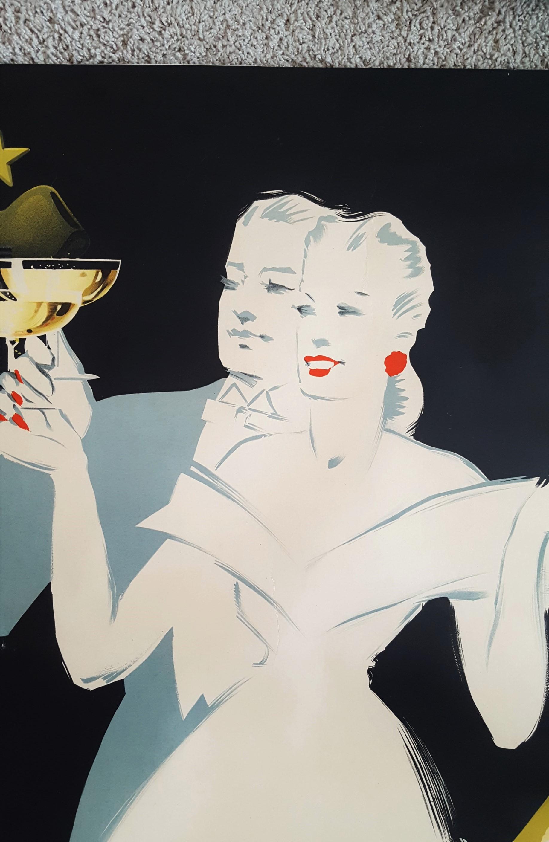 Veuve Amiot: Grands Vins Mousseux - Art Deco Print by Robert Falcucci