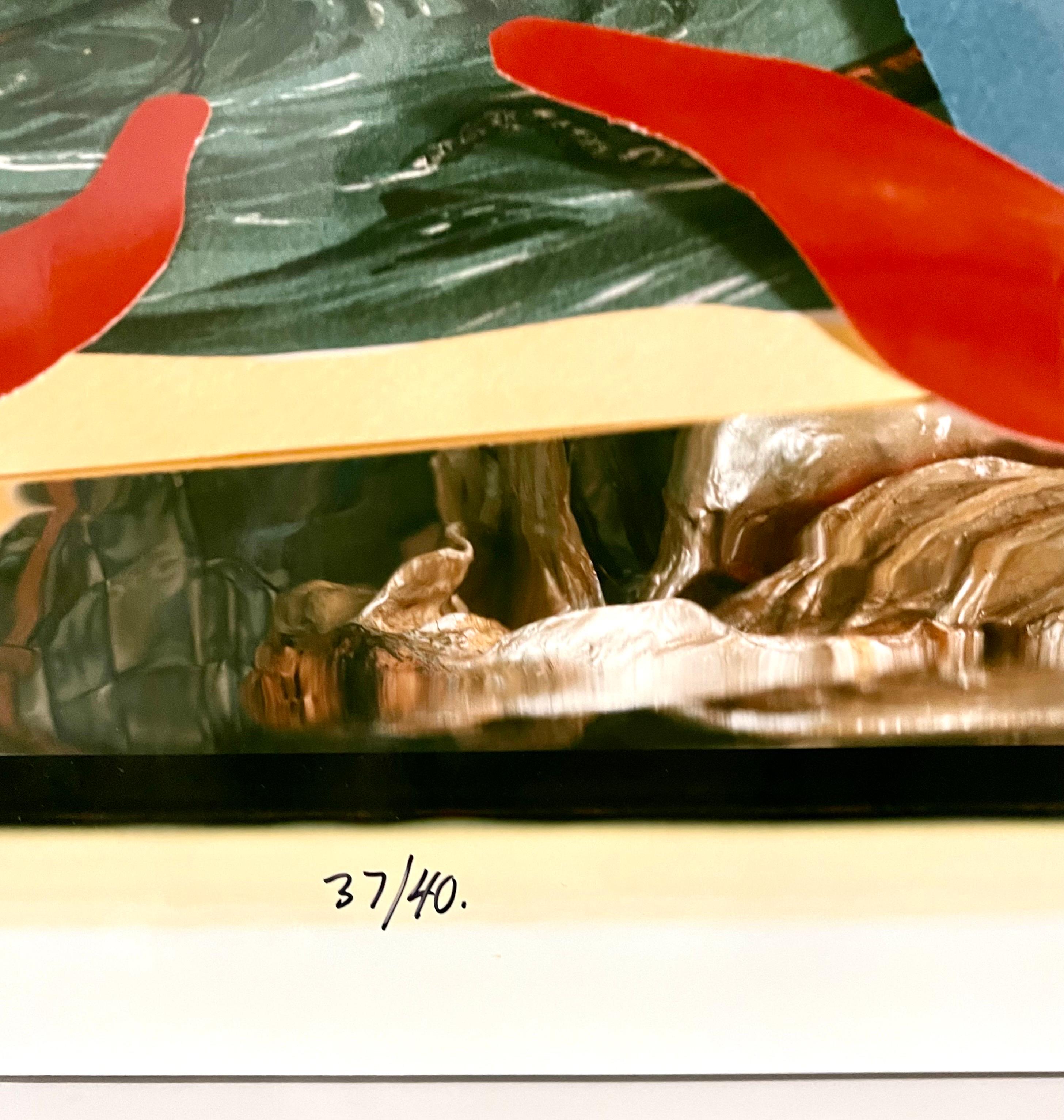 Large Format Polaroid Photograph Still Life Color Photo Dye Print Robert Fichter For Sale 5