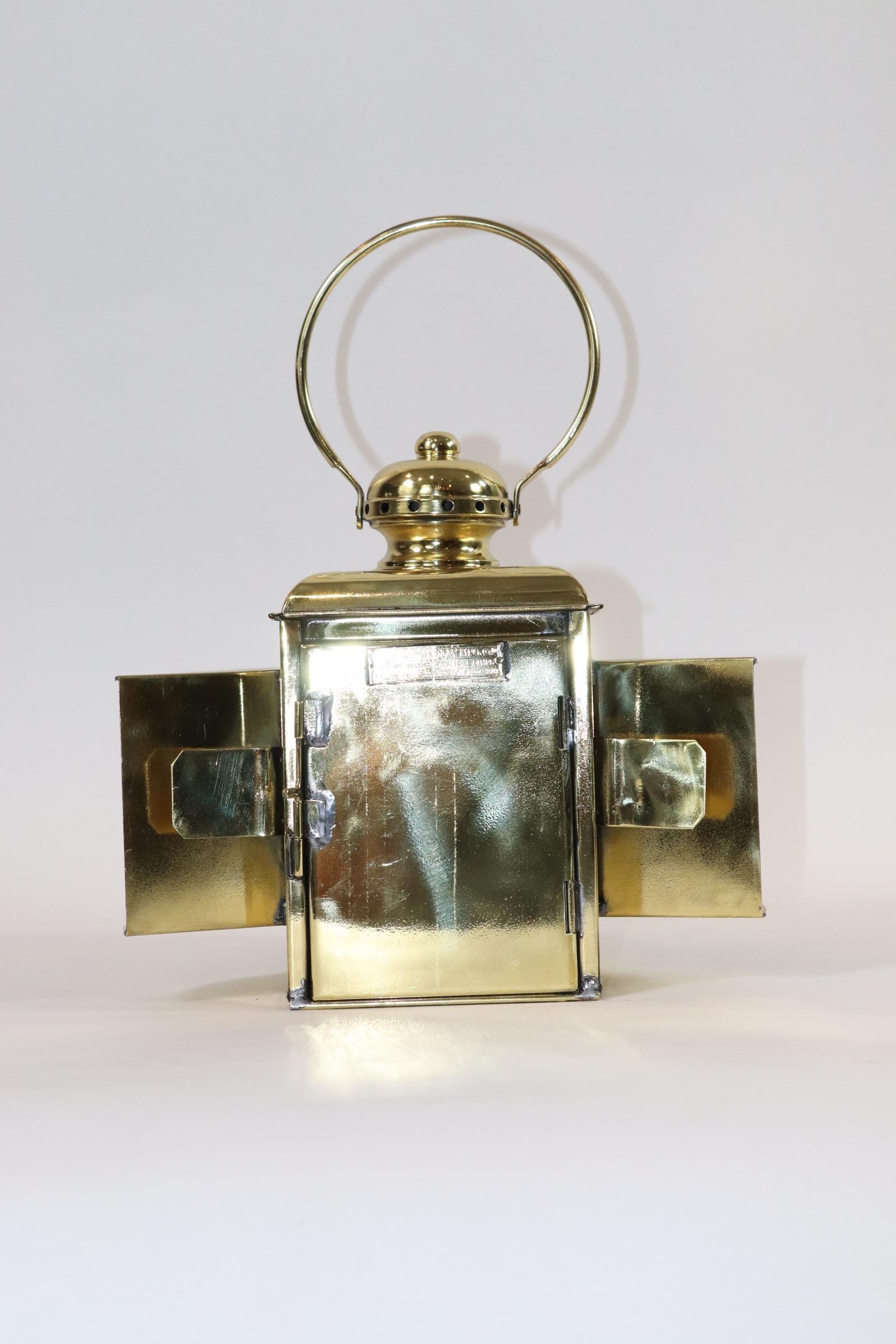 Early 20th Century Robert Findlay Marine Lantern from Bow