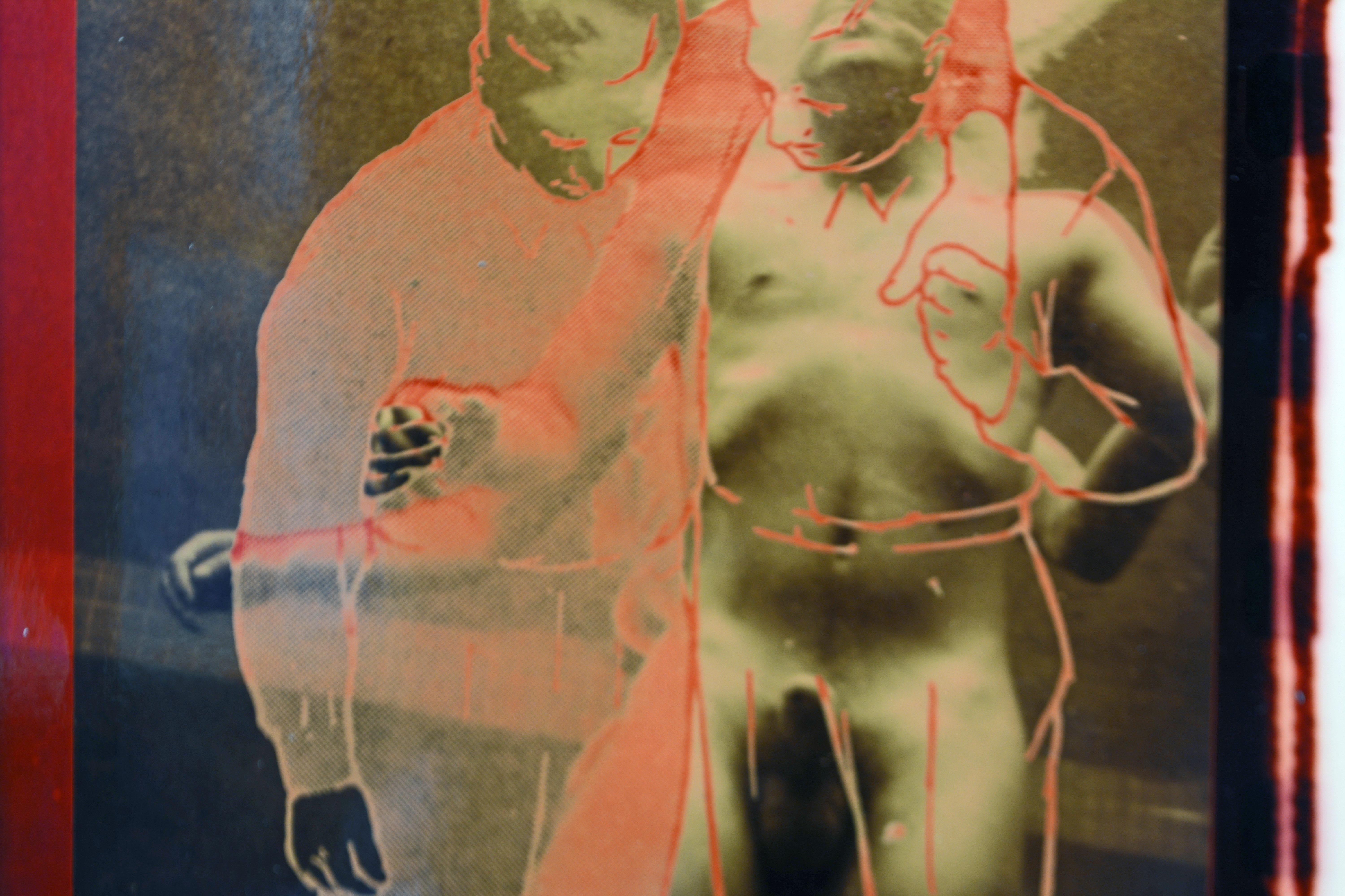 Modern Robert Flynt 'Untitled' Homoerotic Composition, Signed, Dated Chromogenic Print