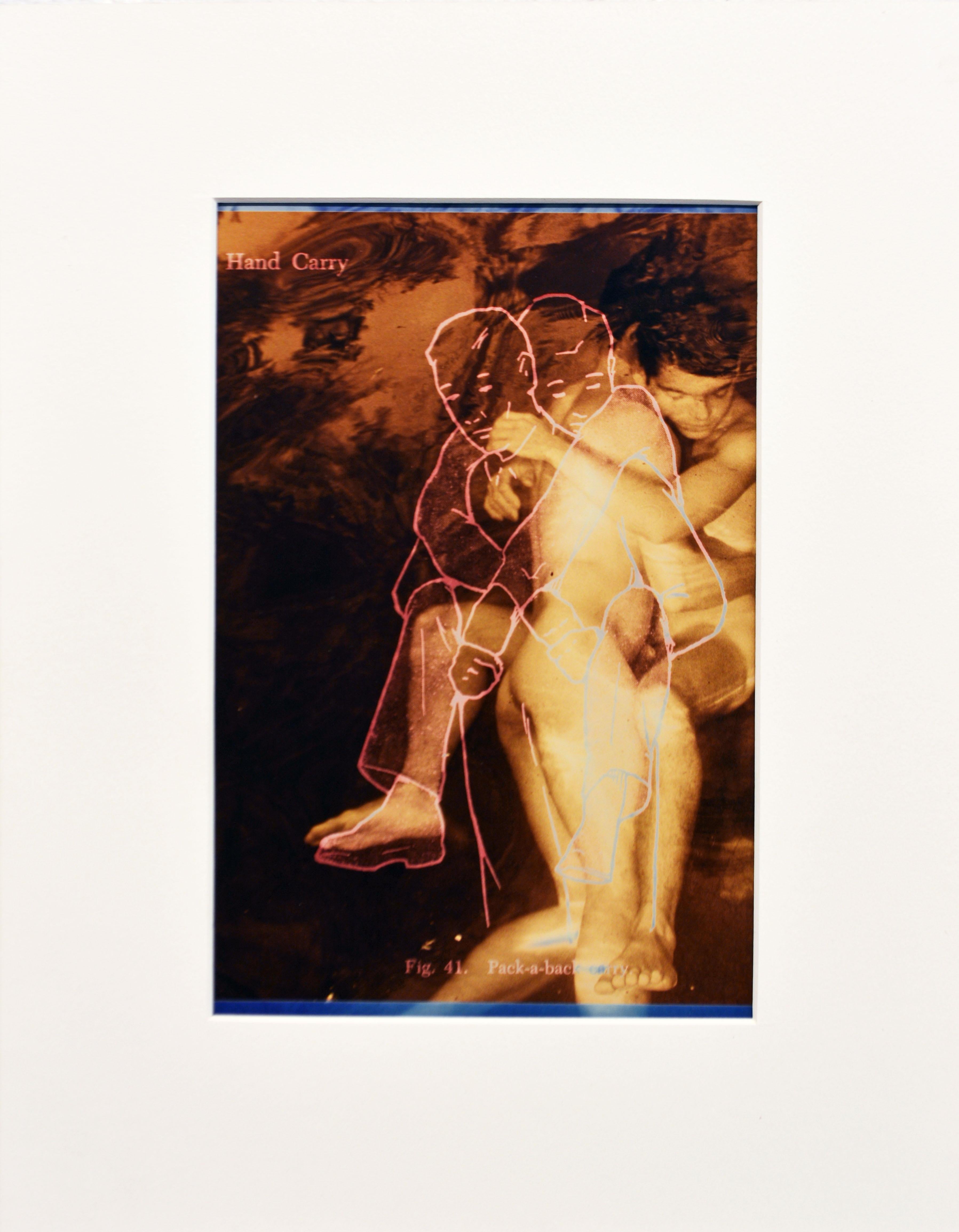 American Robert Flynt 'Untitled' Homoerotic Composition, Signed, Dated Chromogenic Print