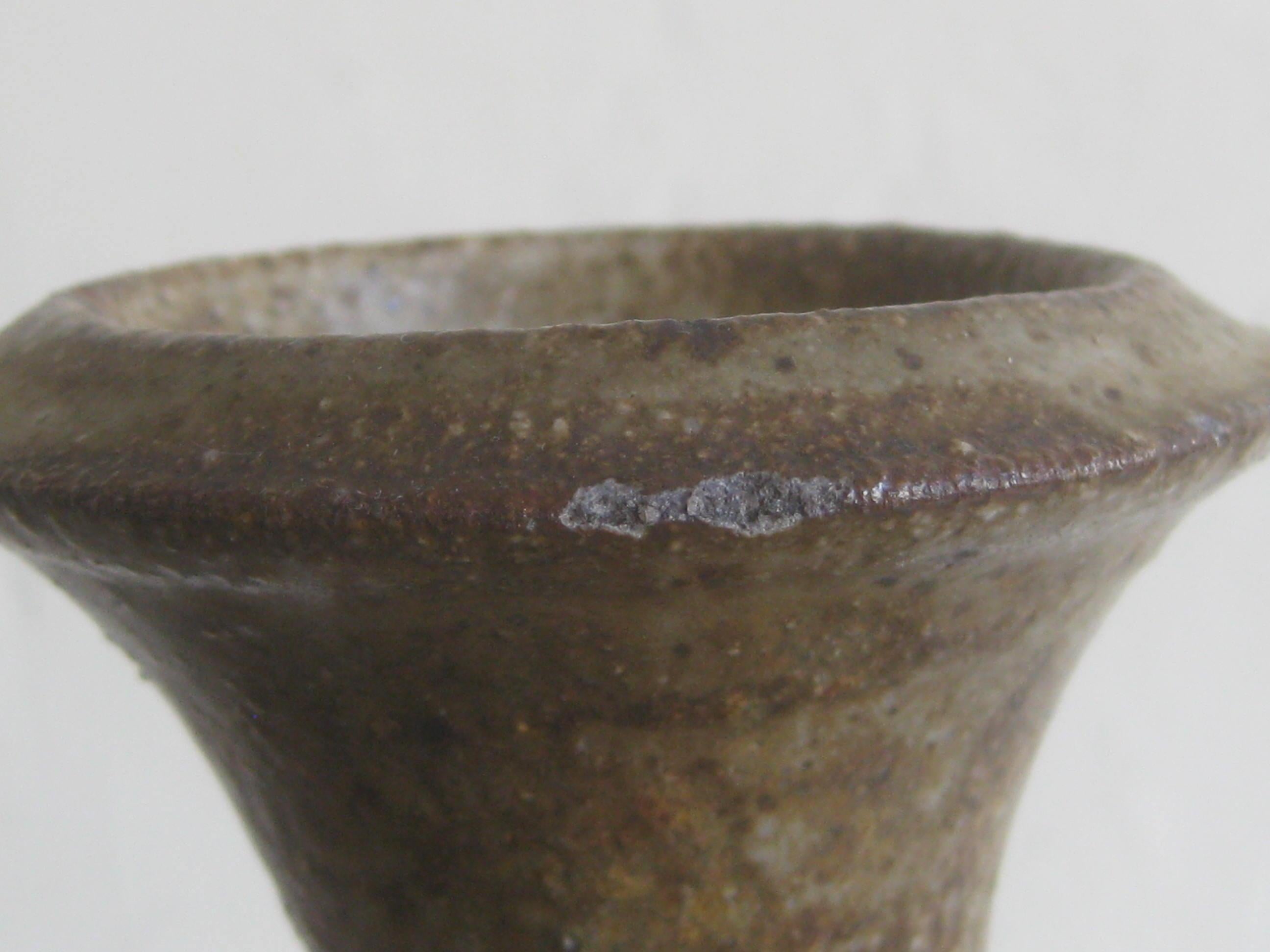 Robert Fournier British Studio Art Pottery Modernist Stoneware Vase Vessel Big For Sale 8