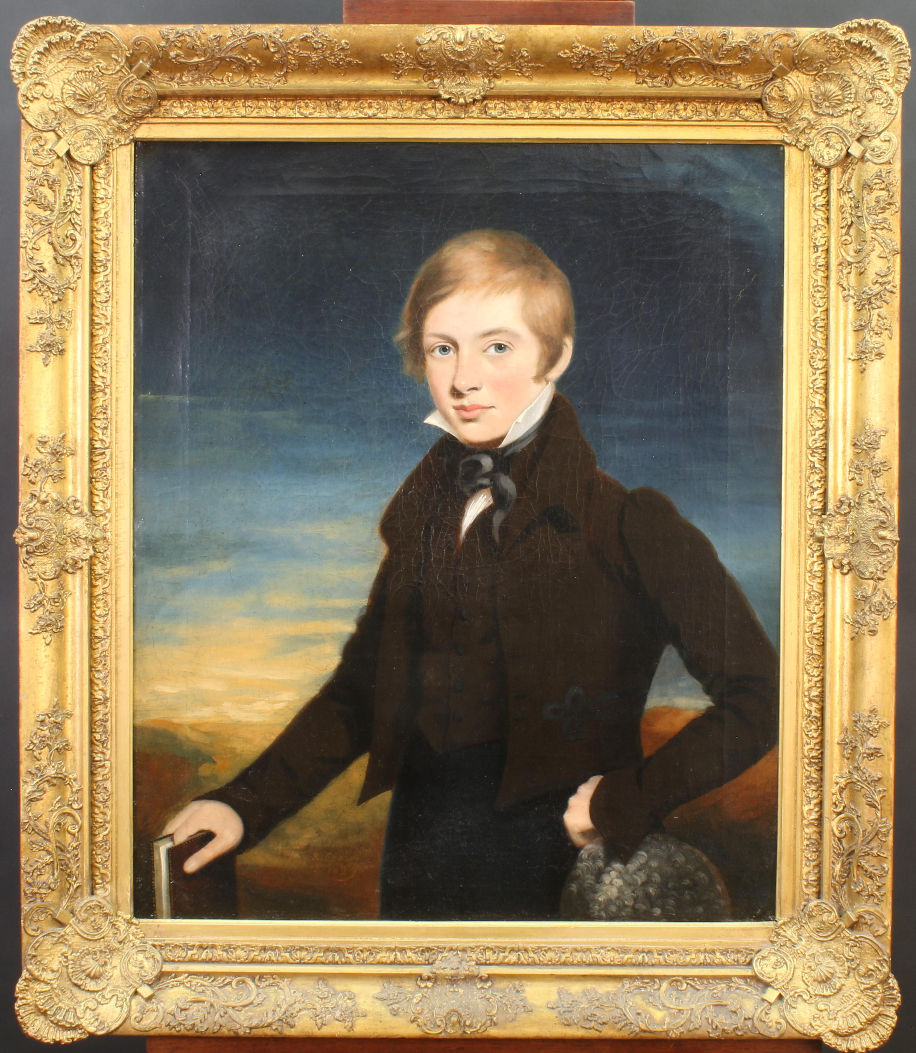 Robert Frain Portrait Painting – George Byng Später 7. Viscount Torrington