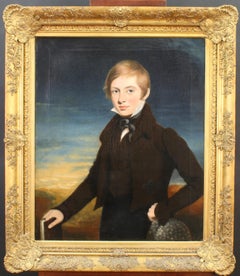 Antique Portrait of George Byng, later 7th Viscount Torrington
