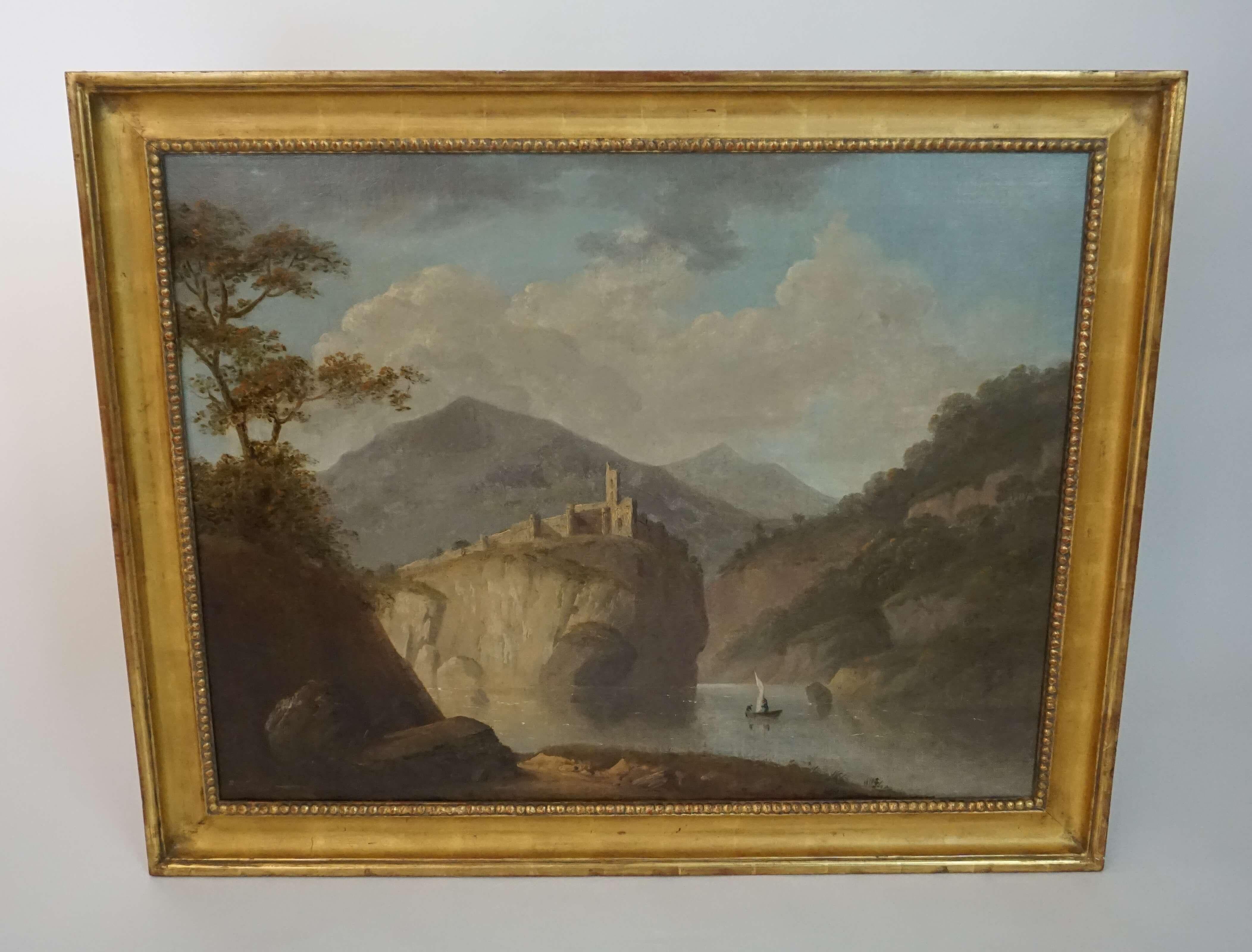 Robert Freebairn Welsh Snowdonia Landscape Painting, circa 1795 1