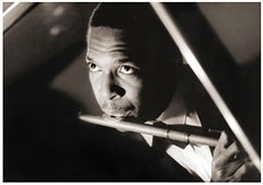 John Coltrane Playing Flute