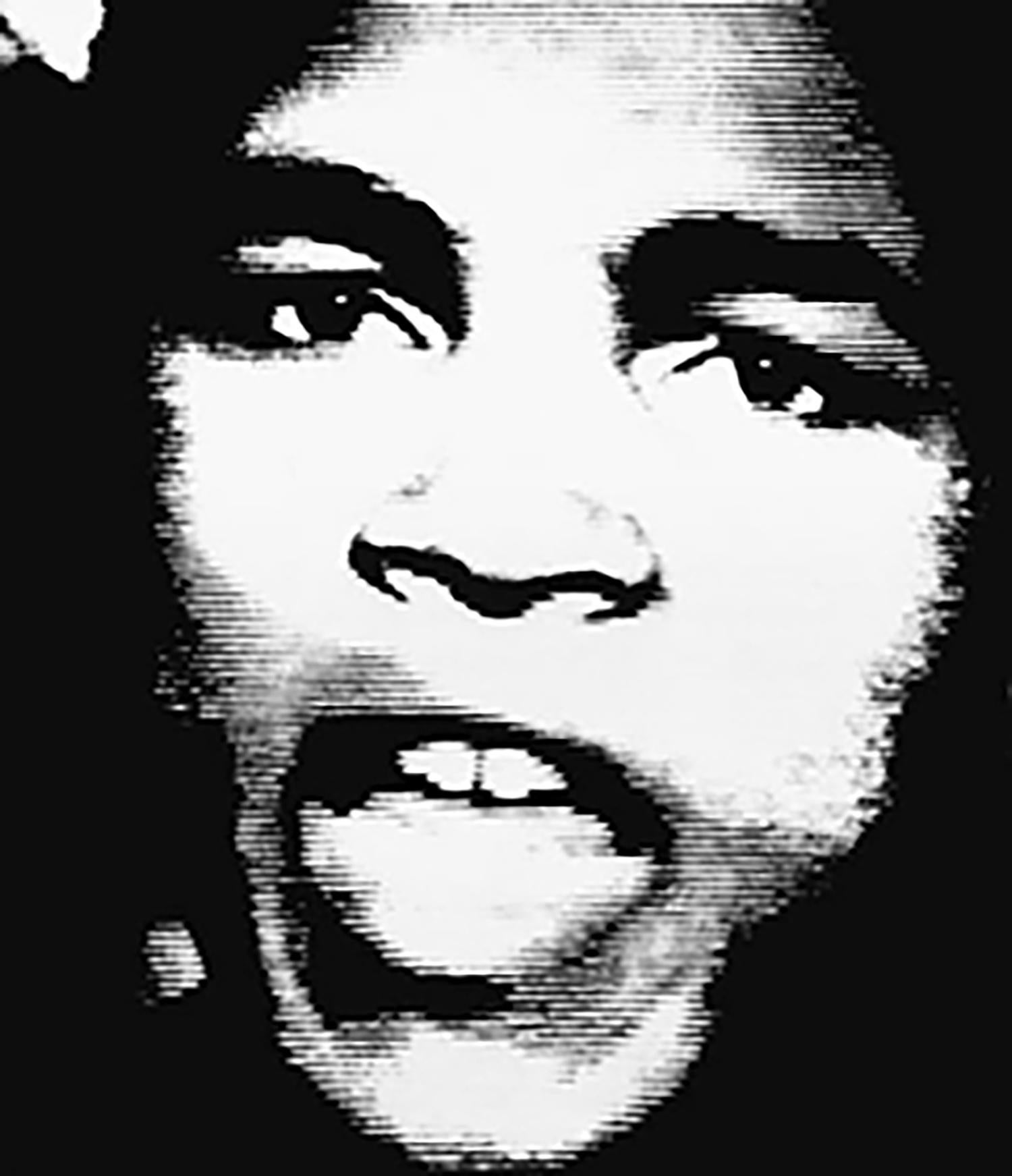 Robert Freeman Black and White Photograph - Muhammed Ali Head Shot