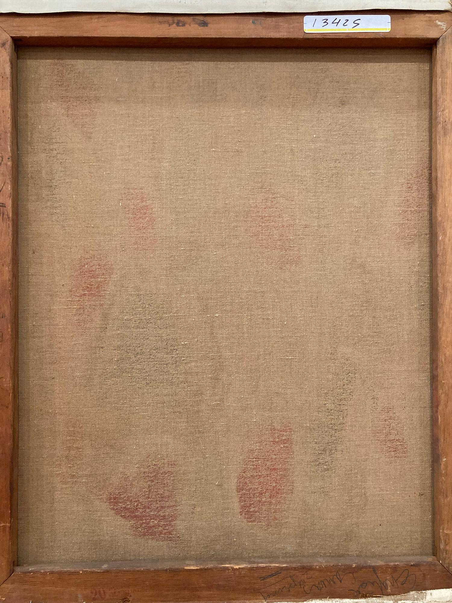 Peinture à l'huile abstraite américaine du 20e siècle sans titre des années 1950  en vente 8